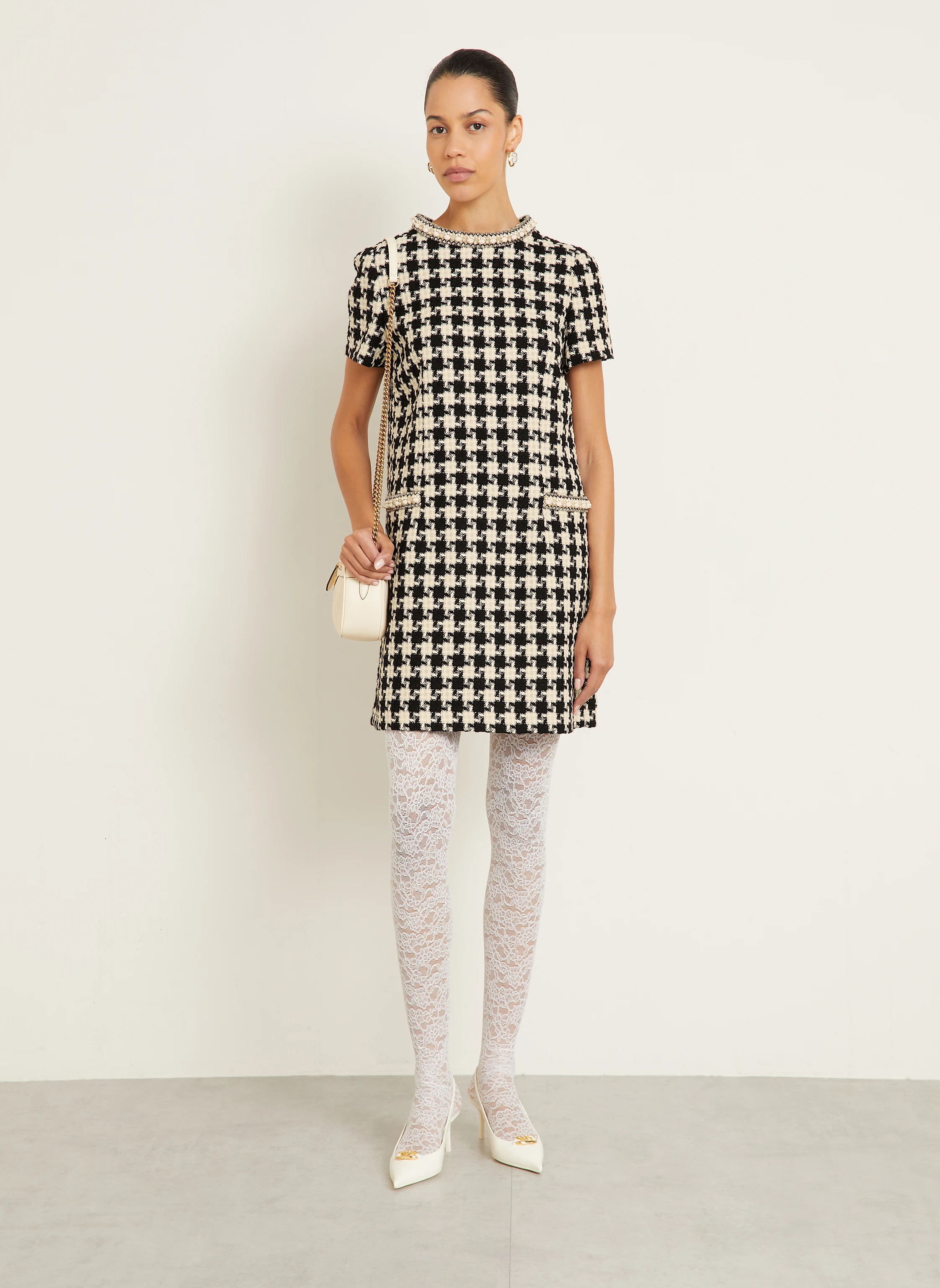 VALENTINO Tweed-Kleid