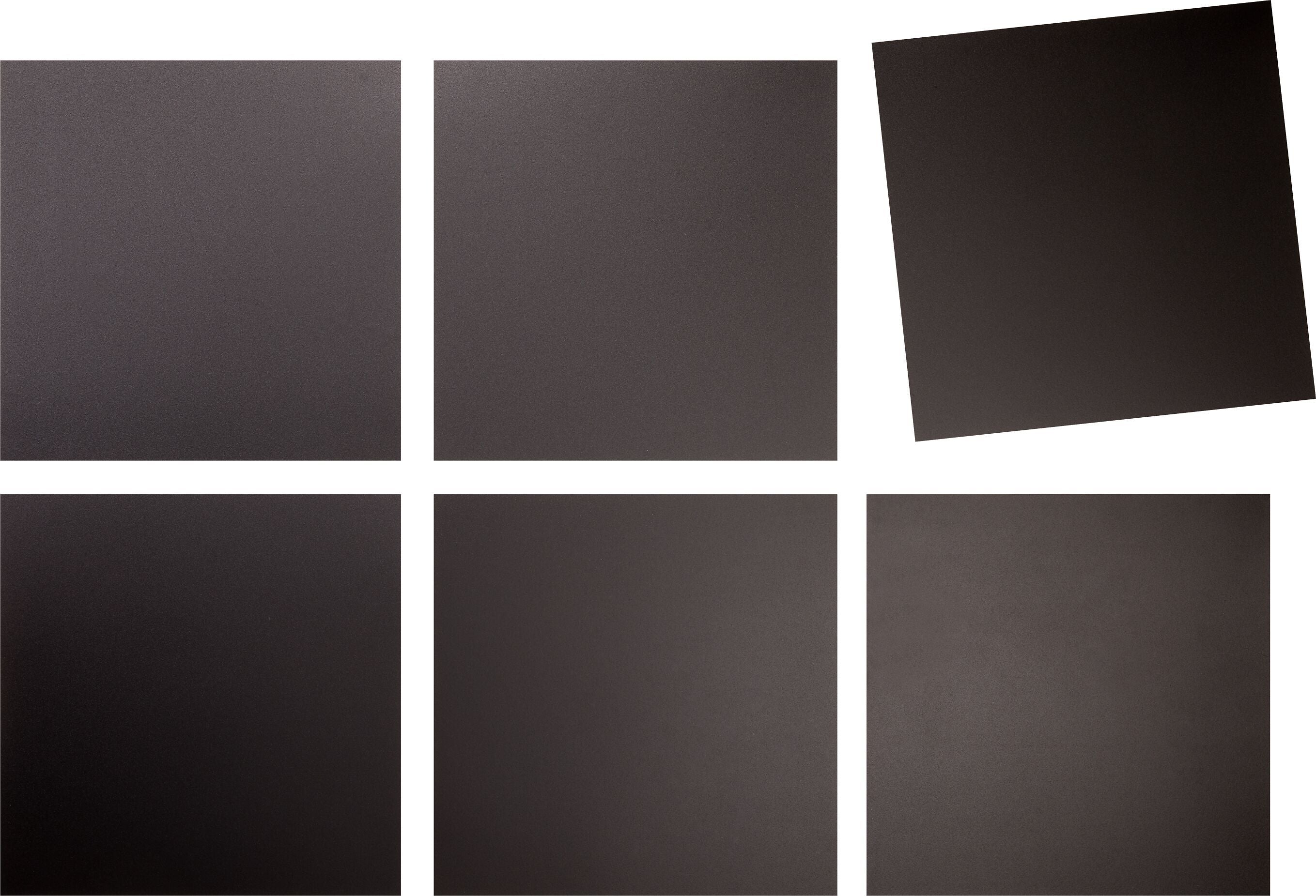 SECURIT Kreidetafel - Schwarz / B: 40.0 cm x T: 0.2 cm x H: 40.0 cm