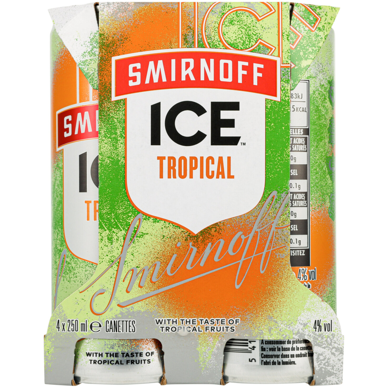 Smirnoff Ice Tropical 4x25cl -100cl