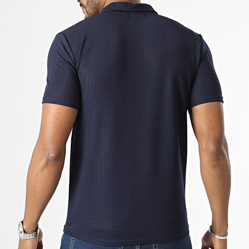 Polo Manches Courtes Bleu Marine