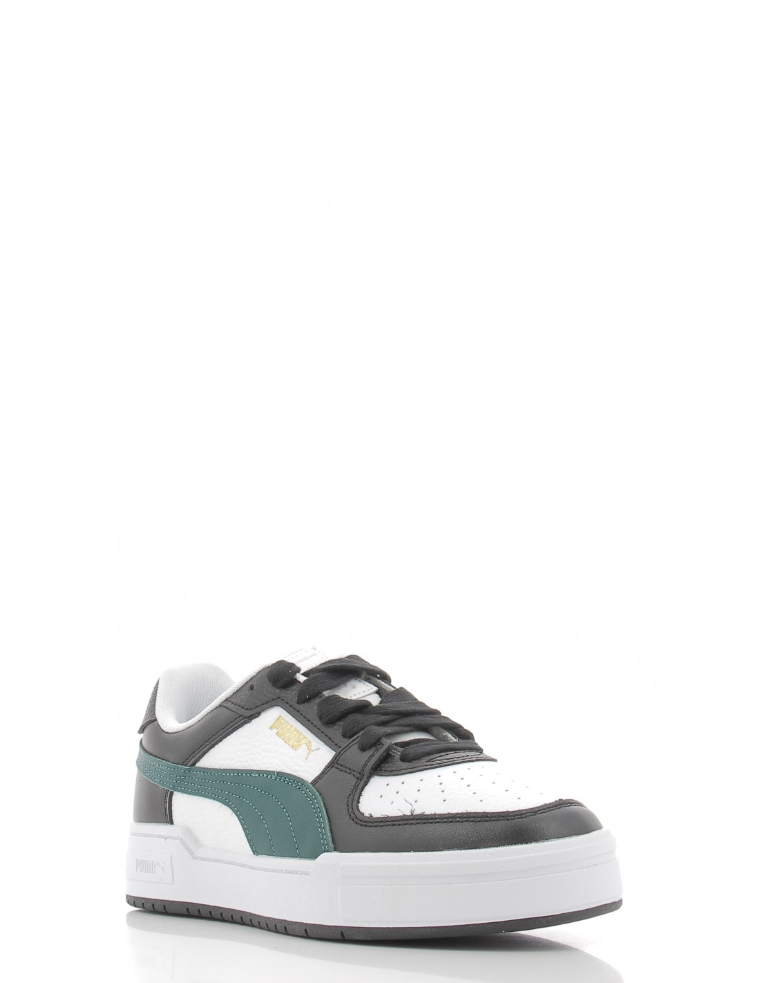 puma Sneakers homme ca pro cuir noir/blanc/vert