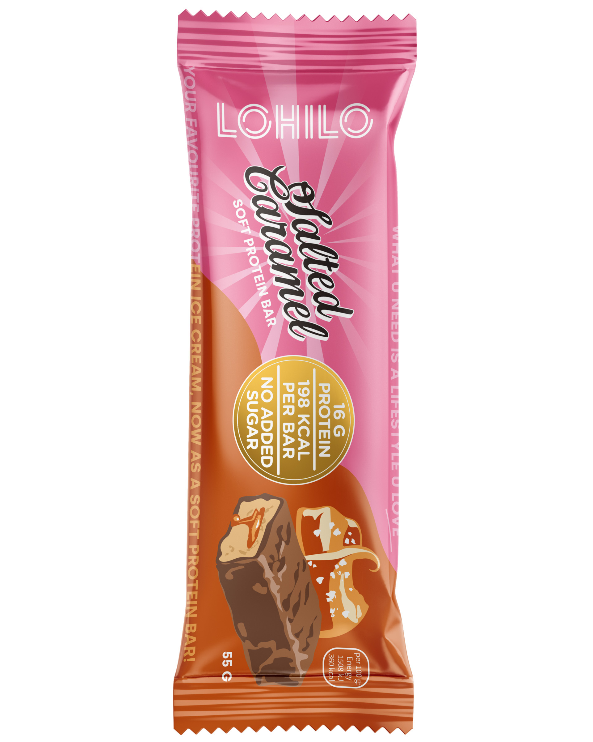 Lohilo Proteinbar Salted Caramel 12x55g
