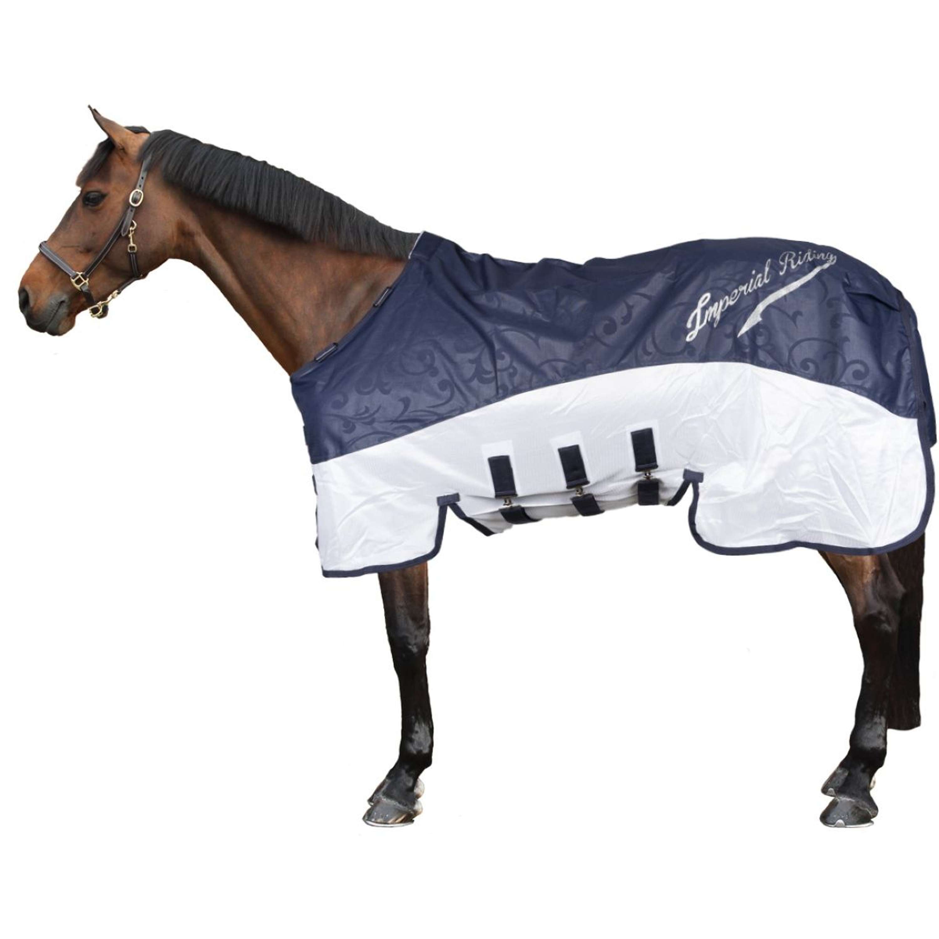 Imperial Riding Vliegen- en Regendeken IRHSuper-Dry Navy