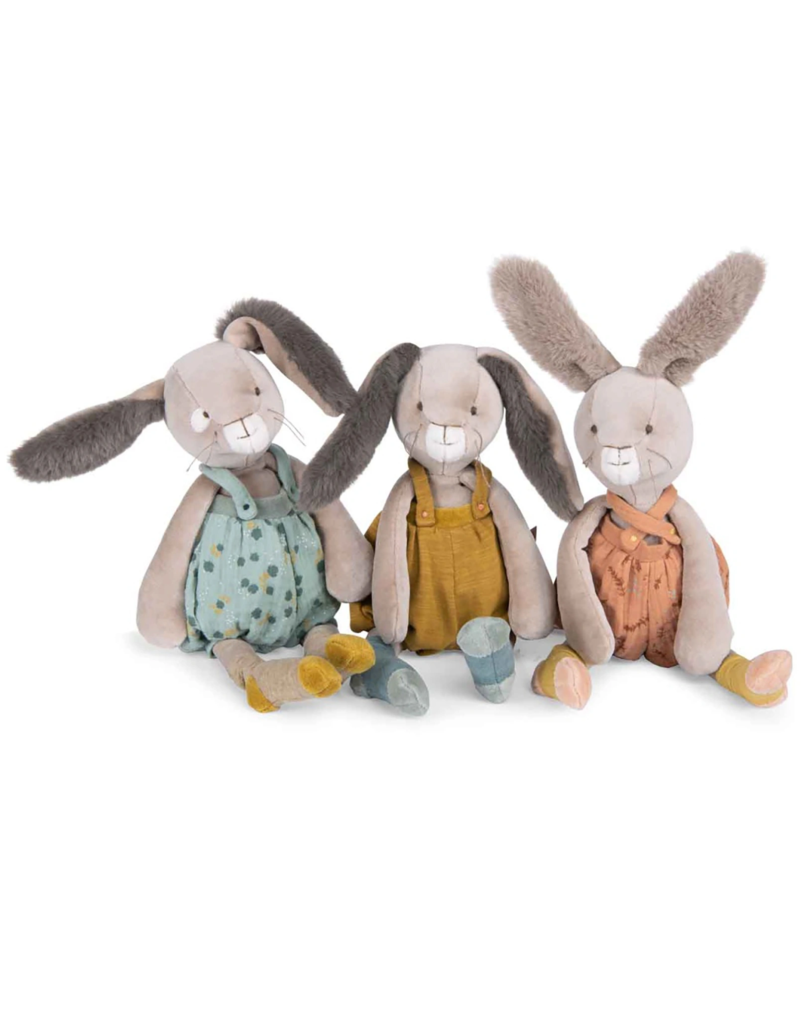 Plüschtier TROIS LAPINS - KANINCHEN (40cm) in rot
