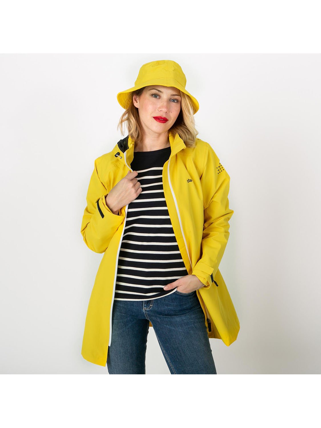 Bob Femme Imperméable Jaune