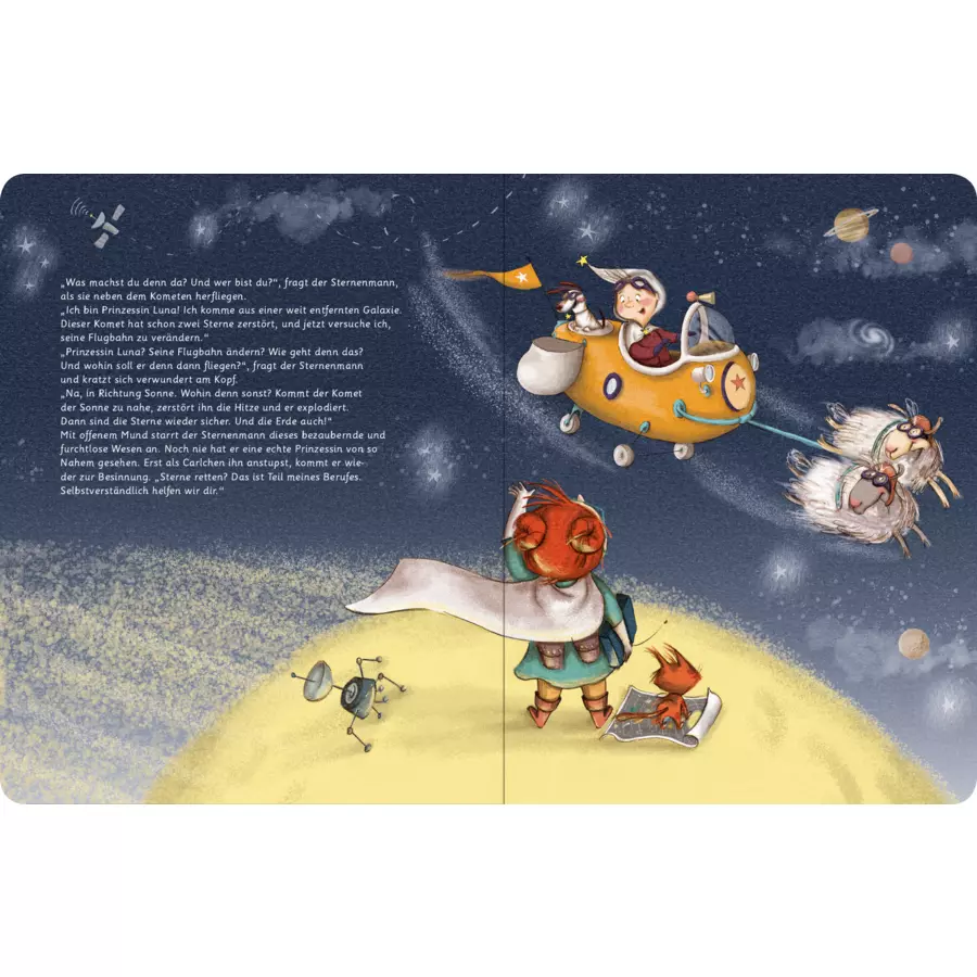 arsEdition Der Sternenmann und die furchtlose Prinzessin Luna (Pappbilderbuch)