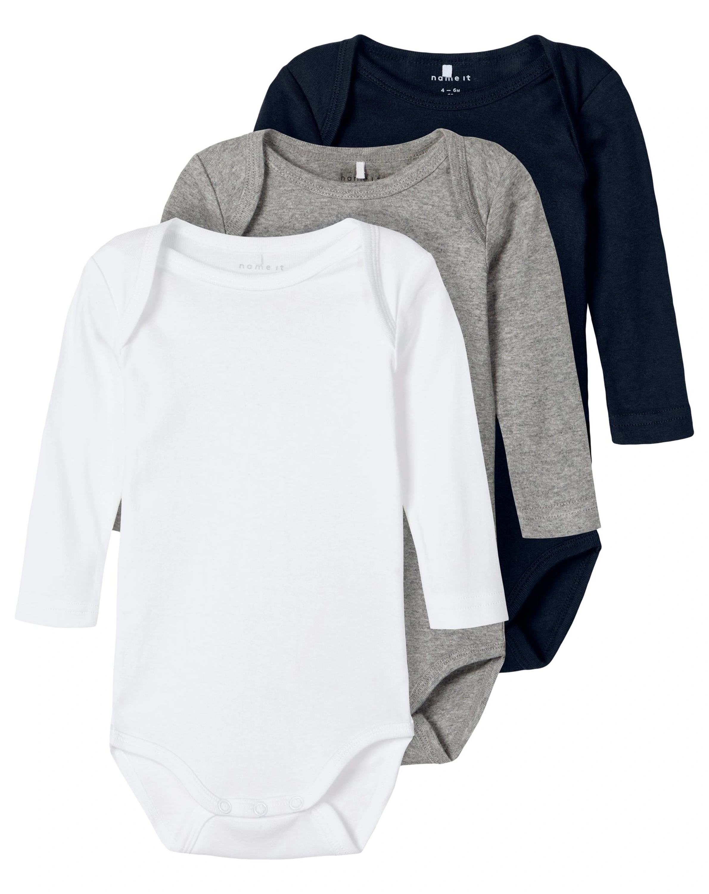 Langarmbody NBNBODY 3er-Pack in dark sapphire