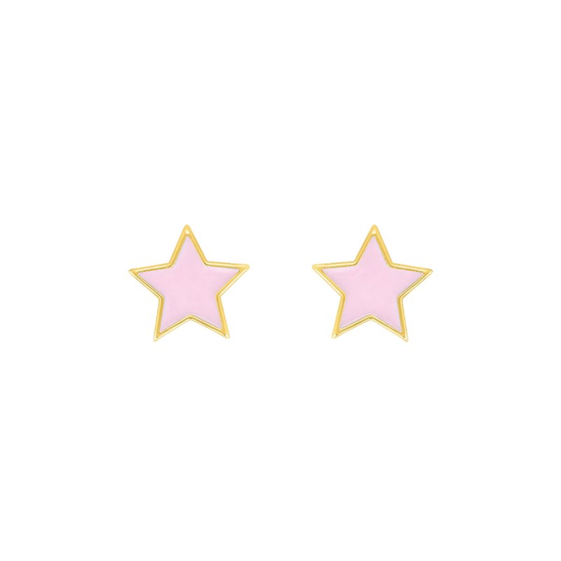 Boucles d'oreilles enfant - Or 18 Carats - Etoile
