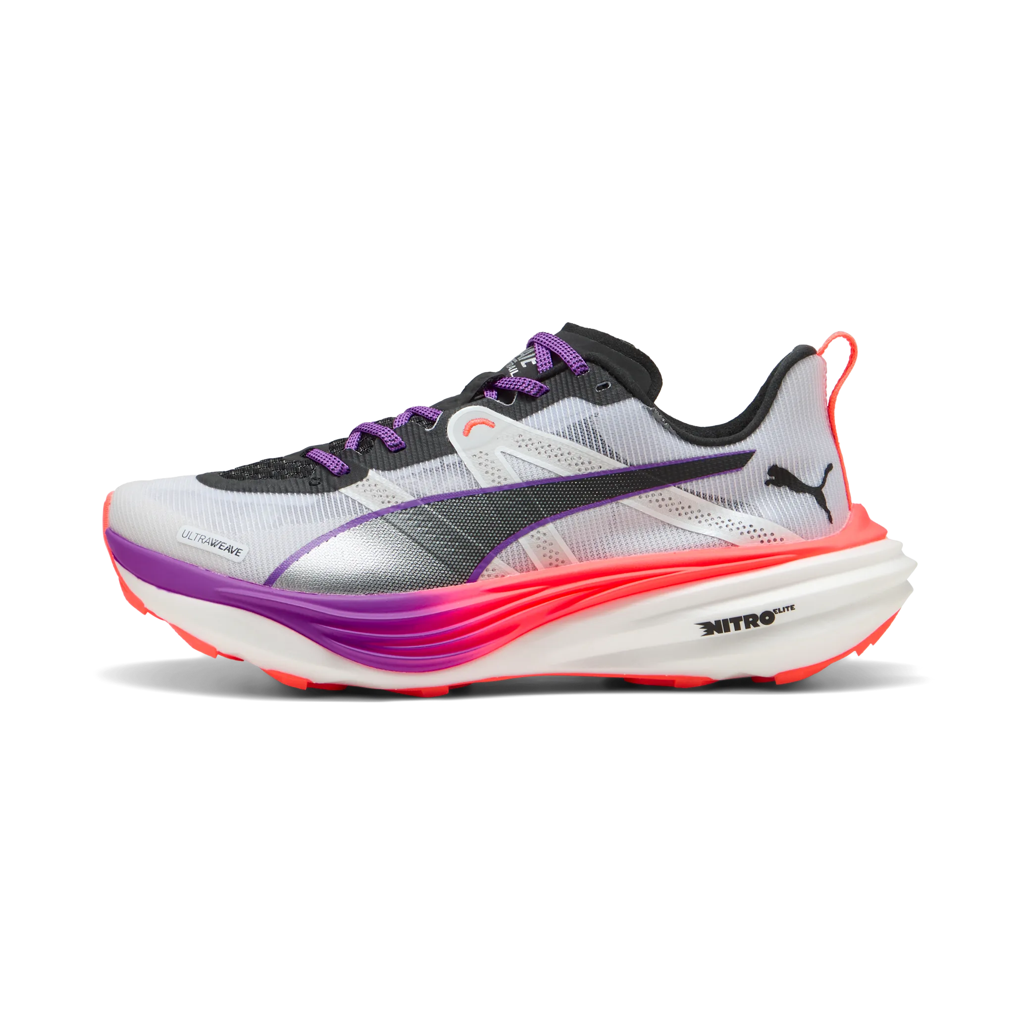 Puma Deviate Nitro Elite Trail Wn Puma White-glowing Red-pure Magenta