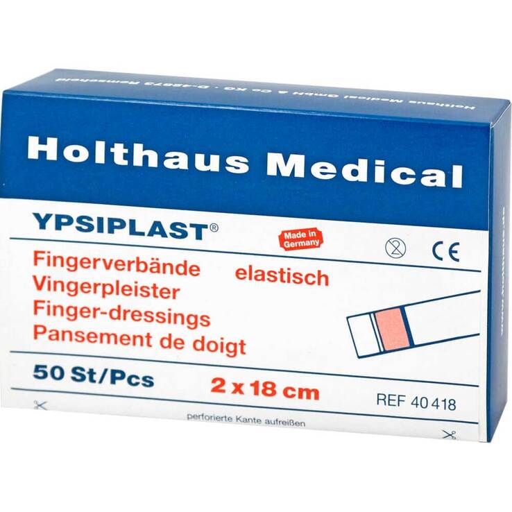 Fingerverband Ypsiplast 2x18 cm elastisch haut, 100 St