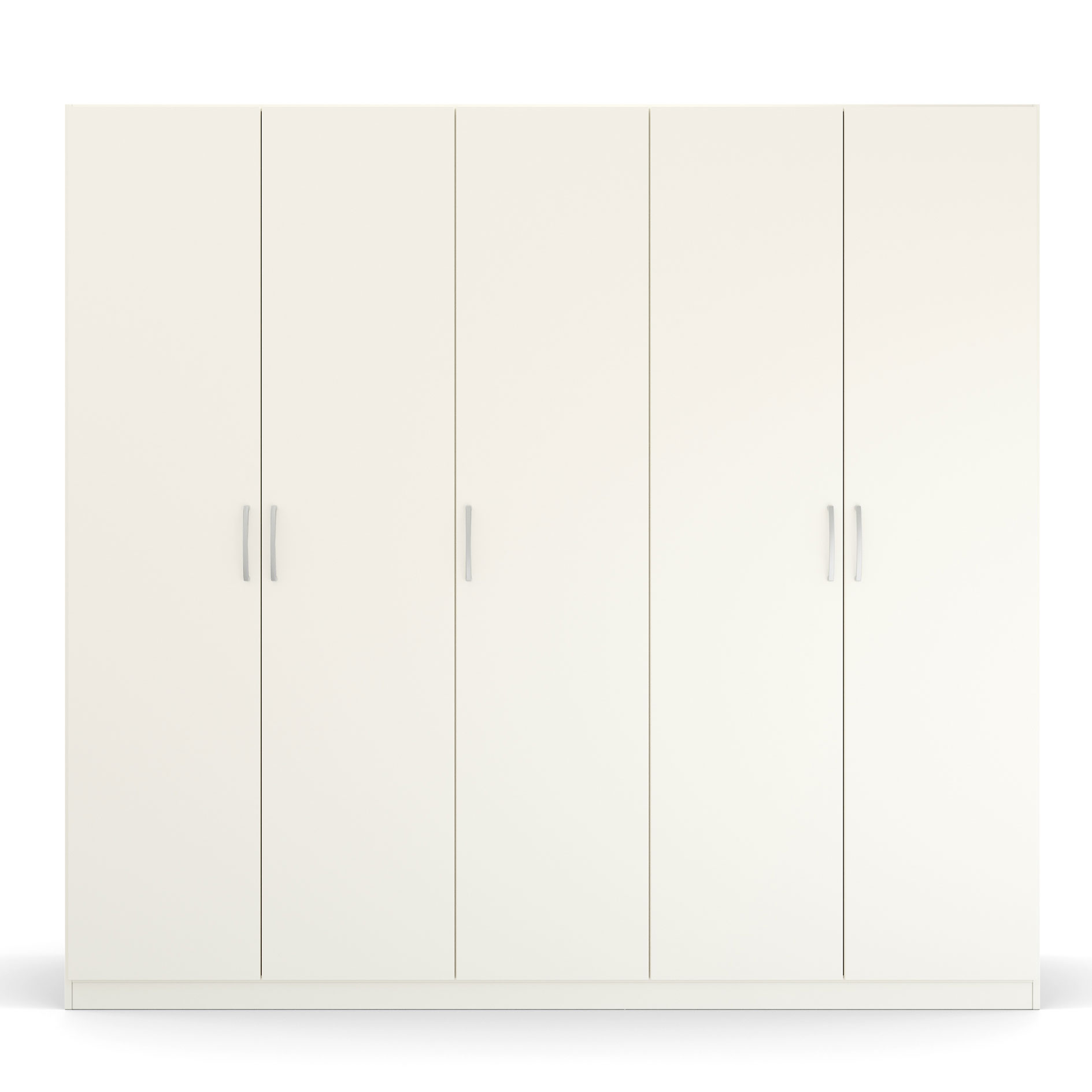 Drehtürenschrank - alpinweiß - 226 cm