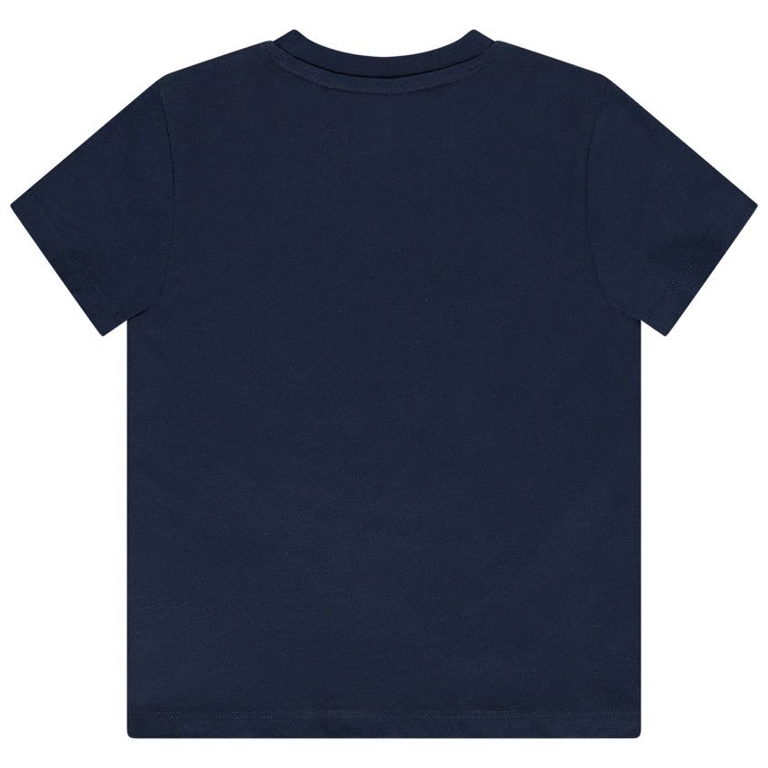 T-shirt manches courtes en jersey avec print fantaisie pour garçon - Bleu marine
