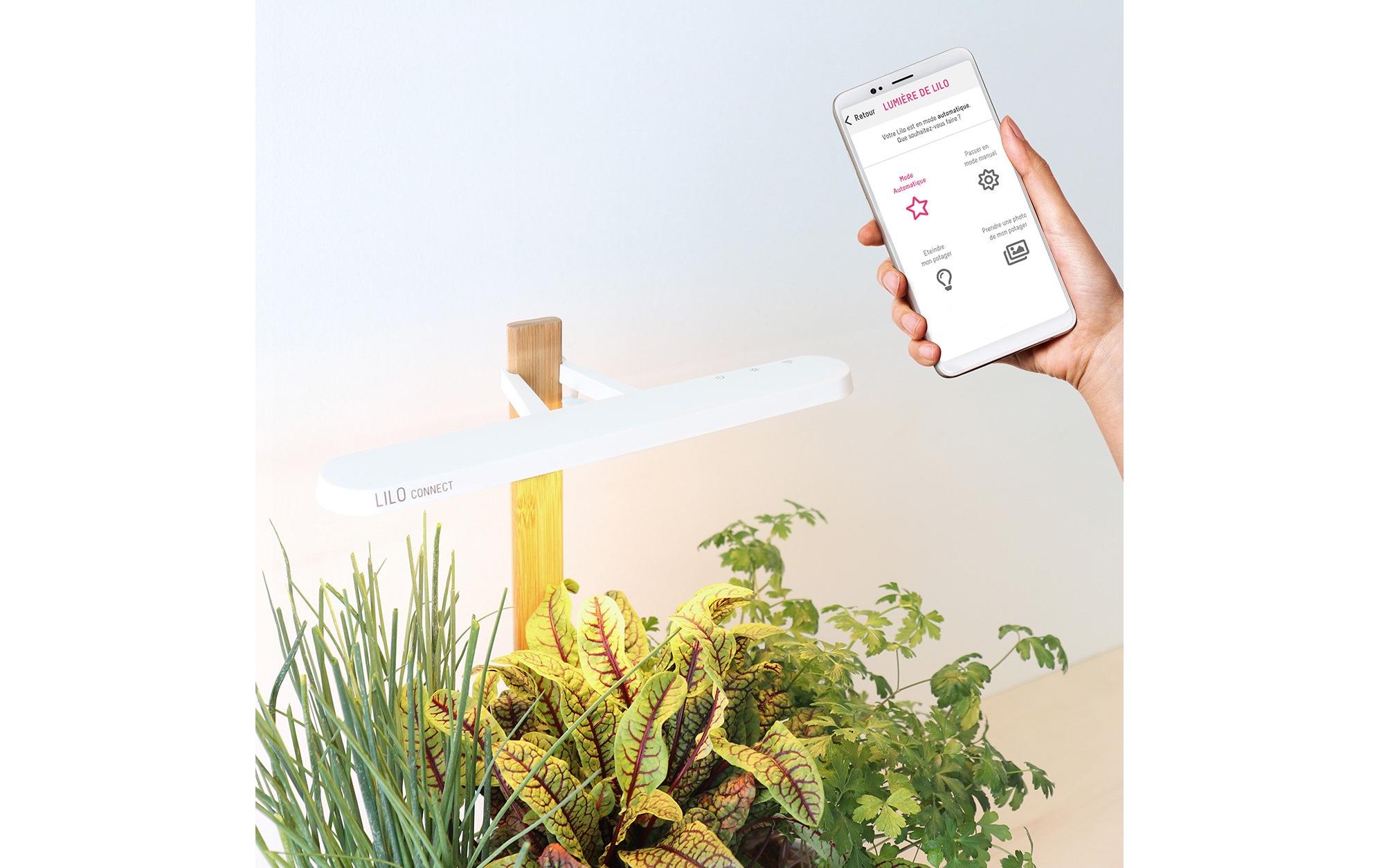 Kräutertopf Indoor Lilo Connect WeissDer smarte, kompakte und intuitive Indoor-Garten