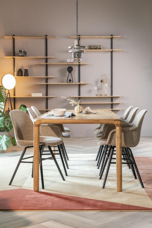 Zuiver Storm tafel 180x90 zwart