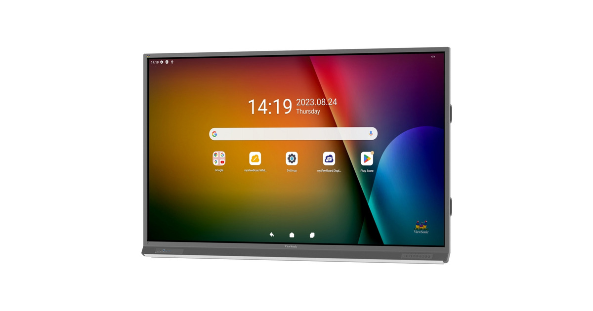 ViewSonicViewBoard IFP8652-2F EDLA Certified 86” 4K Interactive Display  (Zwart, 3x HDMI-in, 1x HDMI-out, 1x DisplayPort, USB-A, USB-C, Touch)