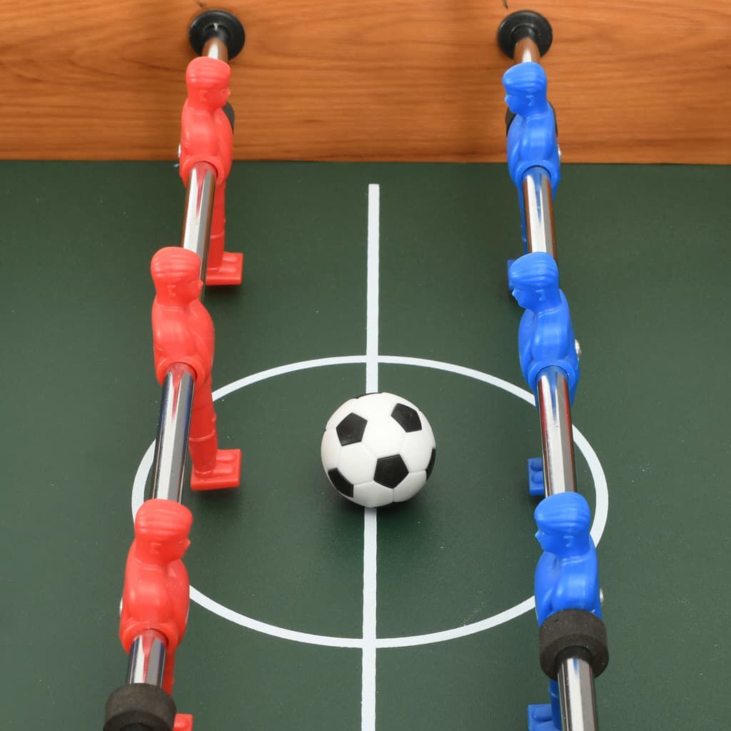 vidaXL Mini tafelvoetbalspel 69 x 37 x 62 cm esdoorn
