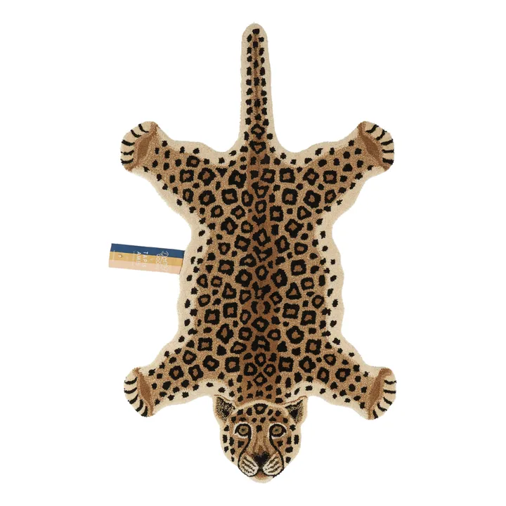 Doing Goods Tapis léopard en laine