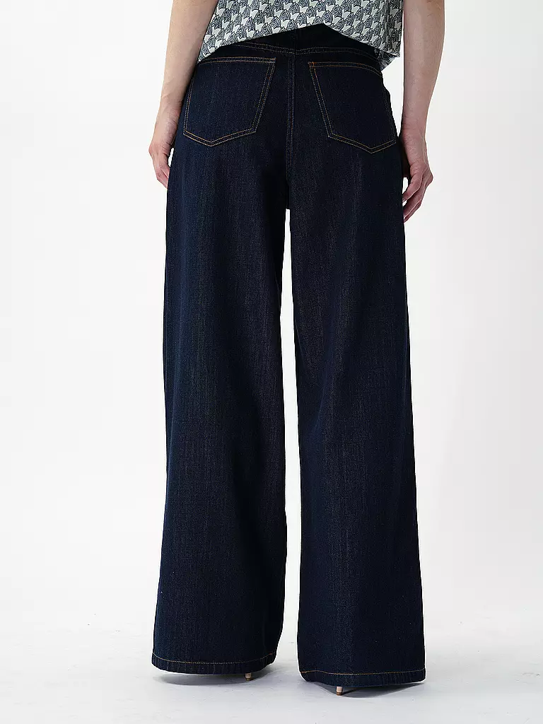 OFFICINE GENERALE Jeans Wide Leg MOENA dunkelblau
