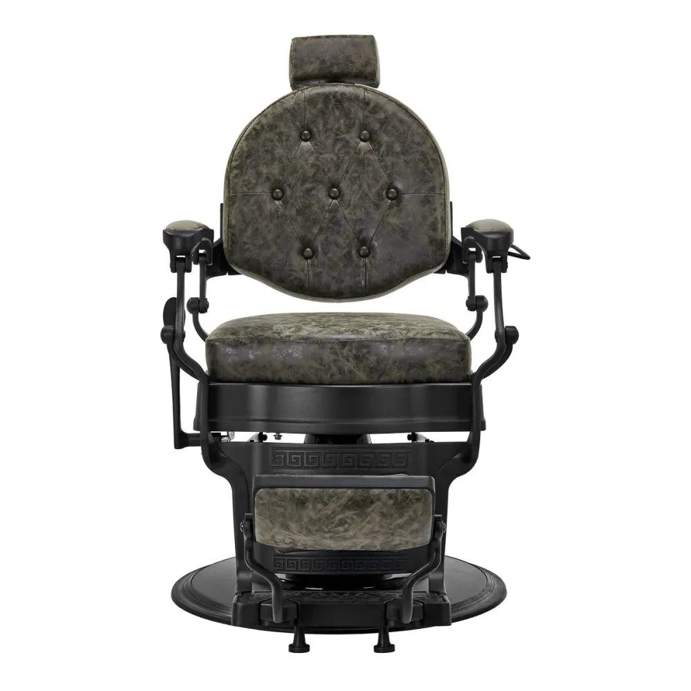 Activeshop Gabbiano barberstol President Old Leather green