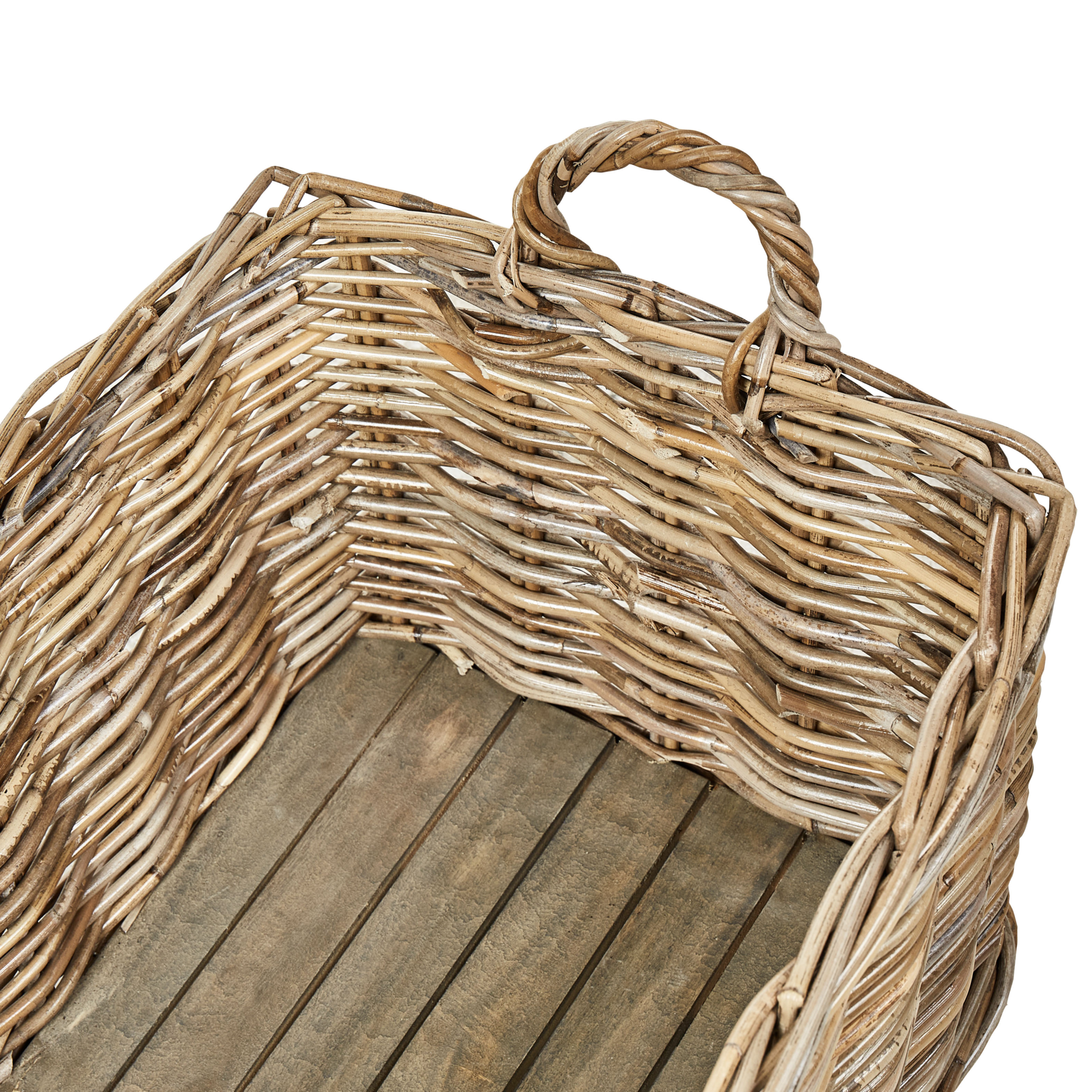 Beliani - KITIM - Manden set - Natuurlijk - Rotan