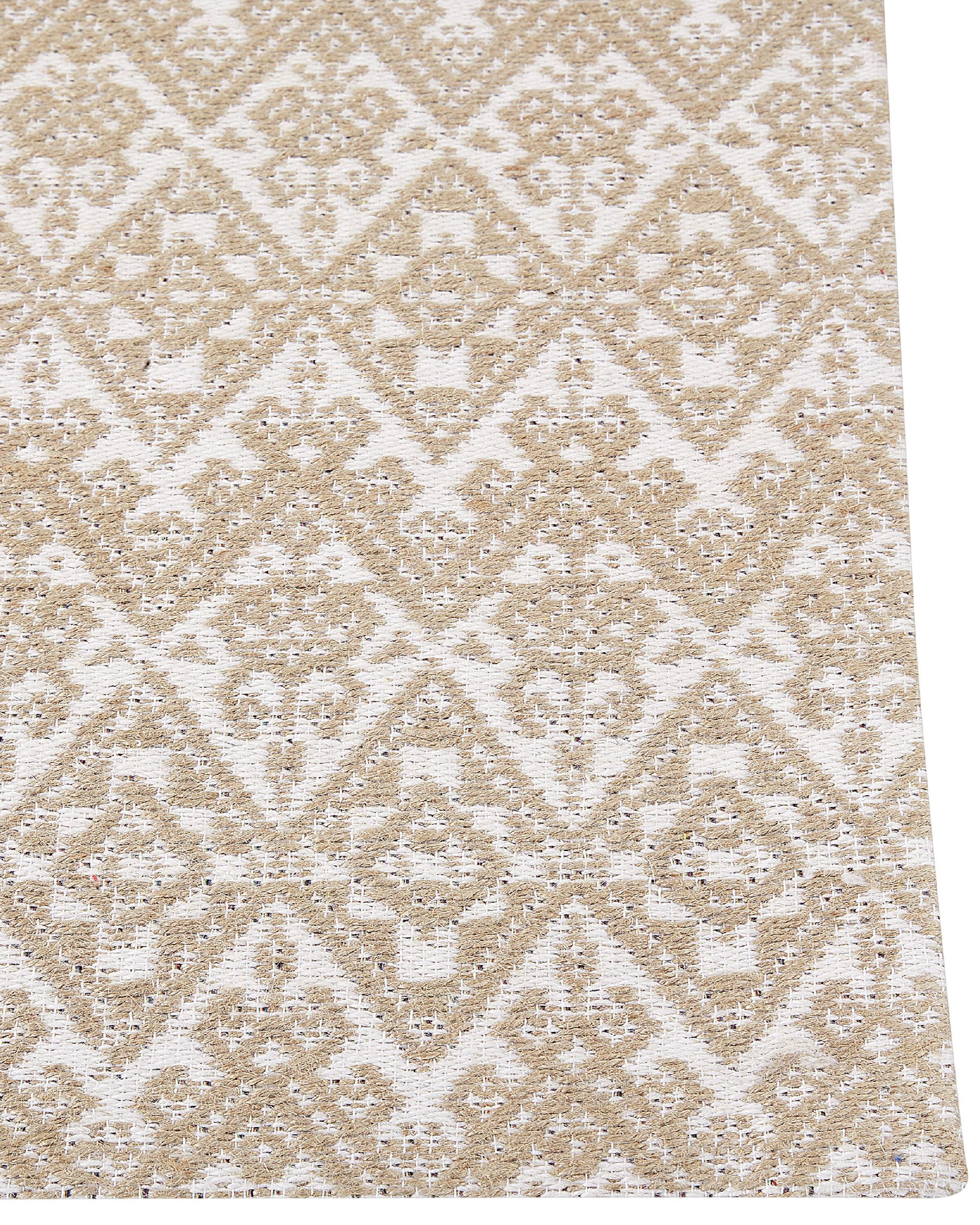 Vloerkleed ATIMA Beige 160 x 230 cm Jute