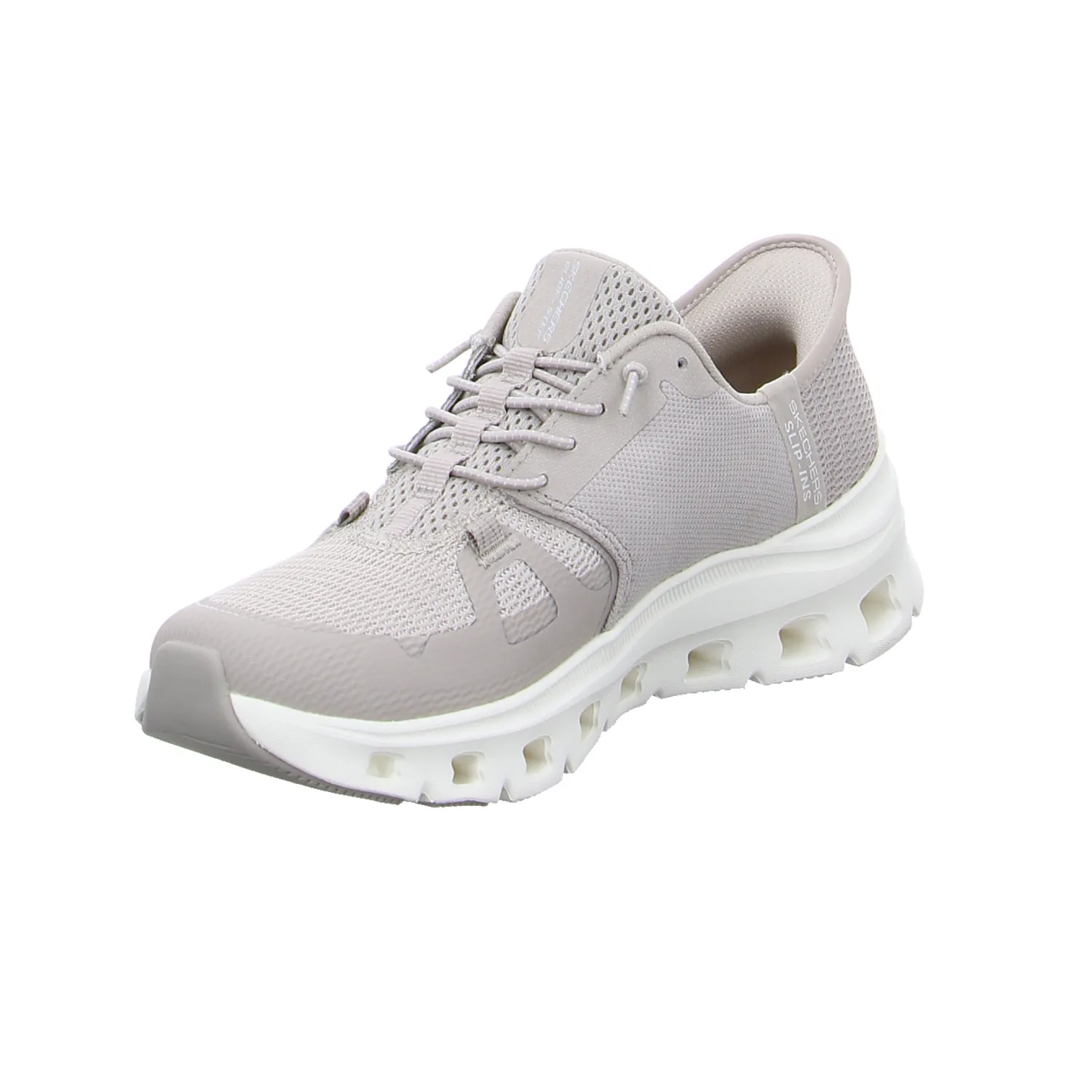 SKECHERS Sneaker Taupe Textil