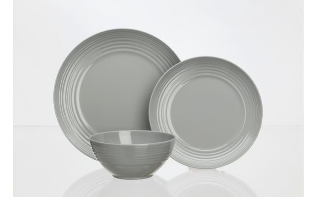 Flamefield Non-Slip Melamin Geschirr-Set 12 teilig