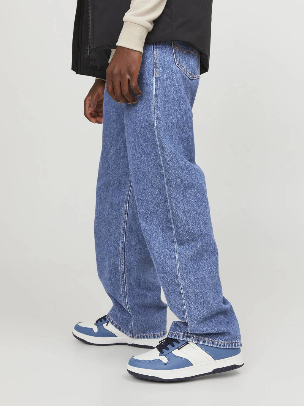 JACK & JONES baggy fit jeans JJIALEX JJORIGINAL blue denim