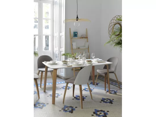 Table en panneaux de fibres de moyenne densité 150x90 cm