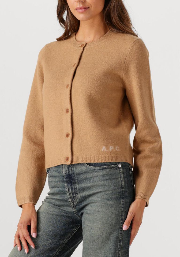 camel apc vest cardigan mila