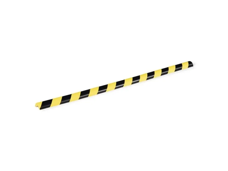 Durable 1115130, Polyurethan (PU), Sort, Gul, Afrundet, 1000 mm, 50 mm, 3 cm
