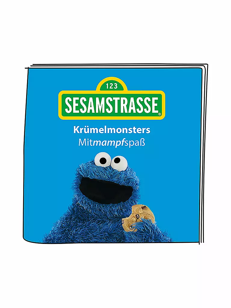 TONIES Hörfigur - Sesamstrasse Krümelmonsters Mitmampfspaß keine Farbe