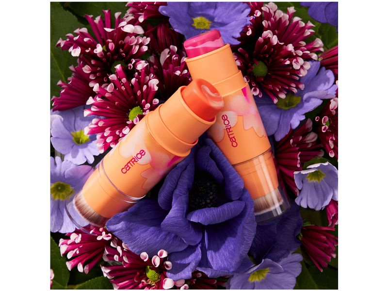 Catrice Rouge Blush and Brush Stick C02 S-peachless Schimmernder Rouge-Stift mit marmoriertem Farbeffekt