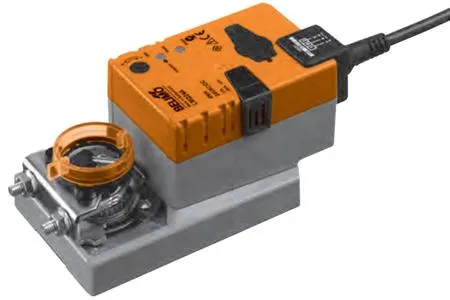 BELIMO SpjældmotorLMQ24A-F, hurtiggående, AC/DC 24V, on/off, 4Nm, gangtid 2,5 sek., forberedt for 8x8 mm bøsning.