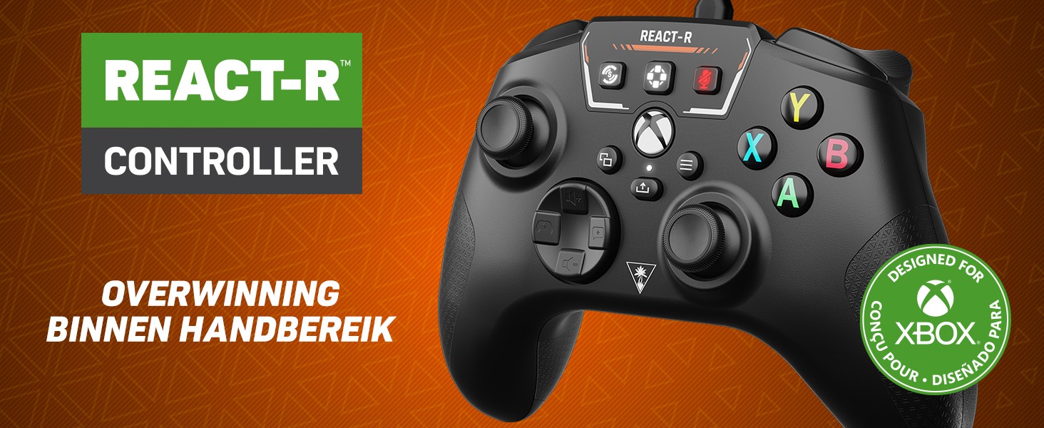 Turtle Beach REACT-R Wired Controller - Black