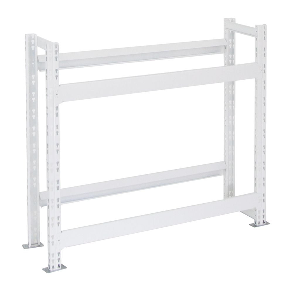 PROREGAL Drankkrattenrek Tegernsee Extra Breed HxBxD 100 x 110 x 30 cm 6 Kratten Wit