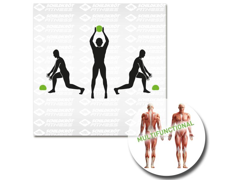 Schildkröt Fitness Medizinball Slamball 3 kg Für das Fitnesstraining