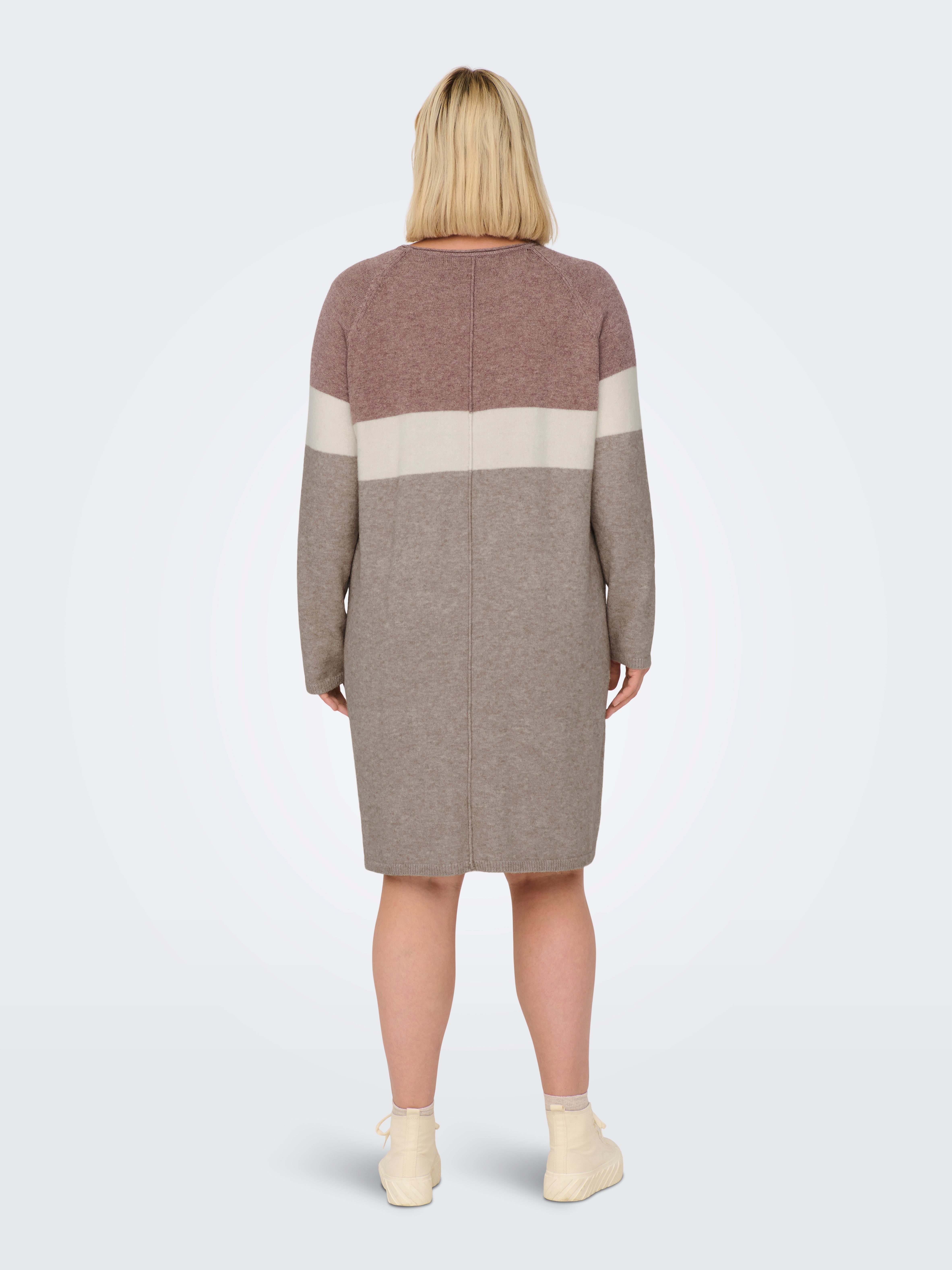 CARLAURA Kurzes Kleid Rose Brown