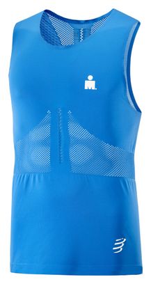 Débardeur Compressport IronMan Dazzle Bleu