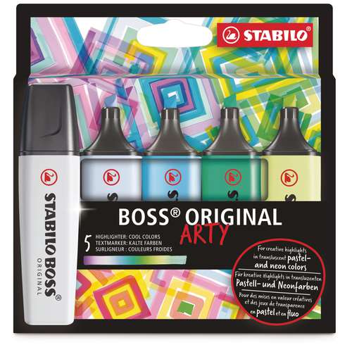 STABILO® BOSS® ORIGINAL ARTY-Sets, kalte Töne