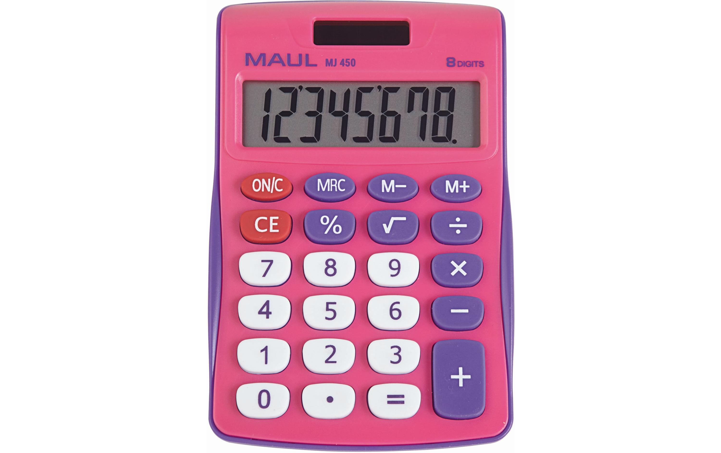 Taschenrechner MJ450 Junior PinkTischrechner mit kaufmännischen Funktionen
