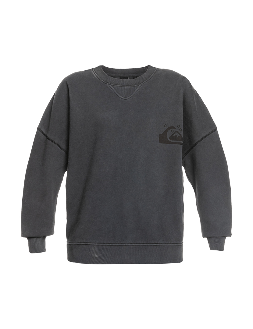Ladies Oversized Black Sweatshirt