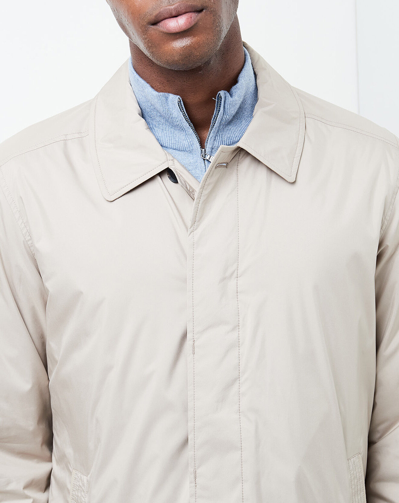 Hackett London Imperméable Lightweight Mac beige