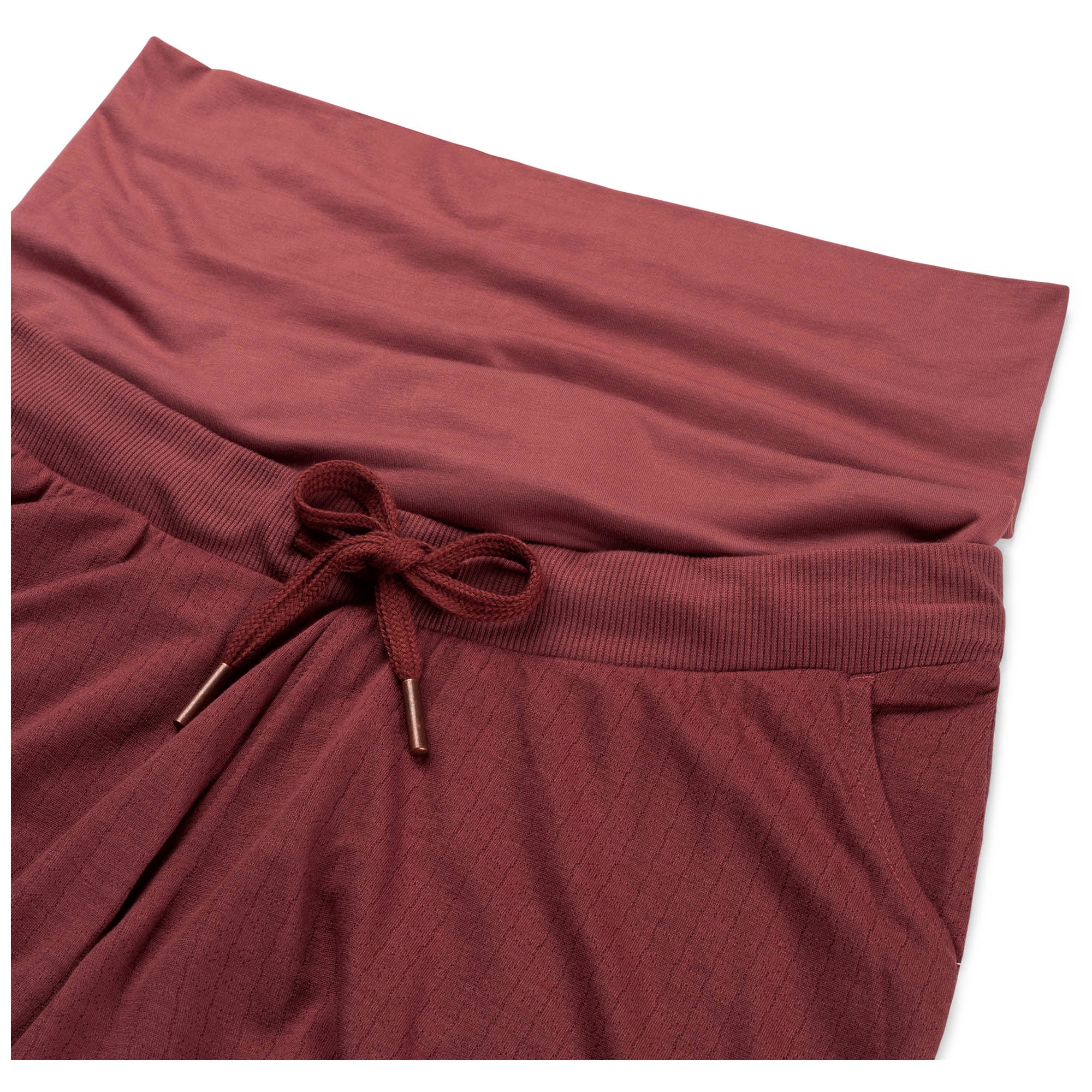 Prénatal zwangerschapspyjama short kort effen rood