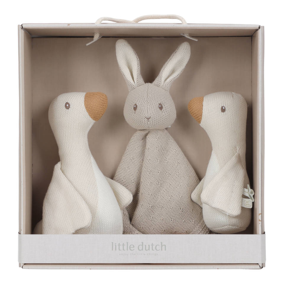 Little Dutch Newborn Naturals gebreide giftset