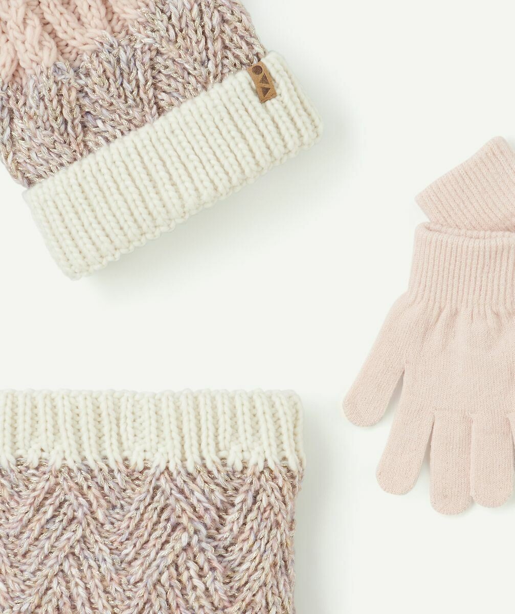 TAPE A L'OEIL<br>Conjunto de 3 peças: gorro + luvas + cachecol