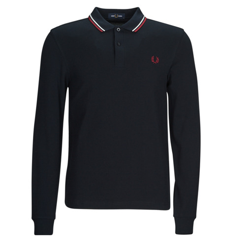 Fred Perry - LS TWIN TIPPED SHIRT - Marine