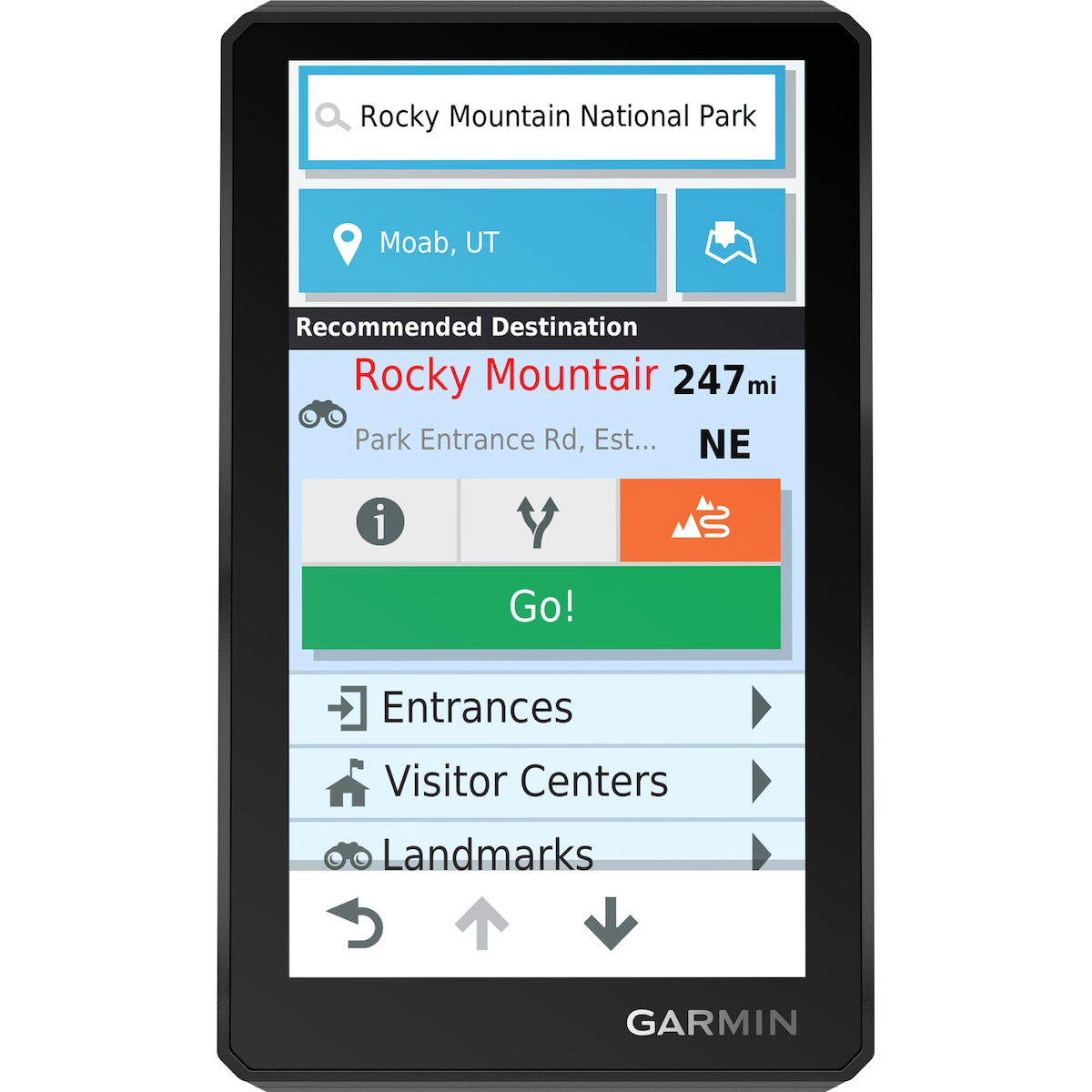 Garmin Zumo XT MT-S GPS motorsykkel (sort)