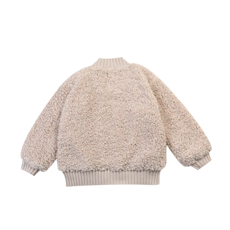 Olaan Cardigan | Soft Taupe Teddy