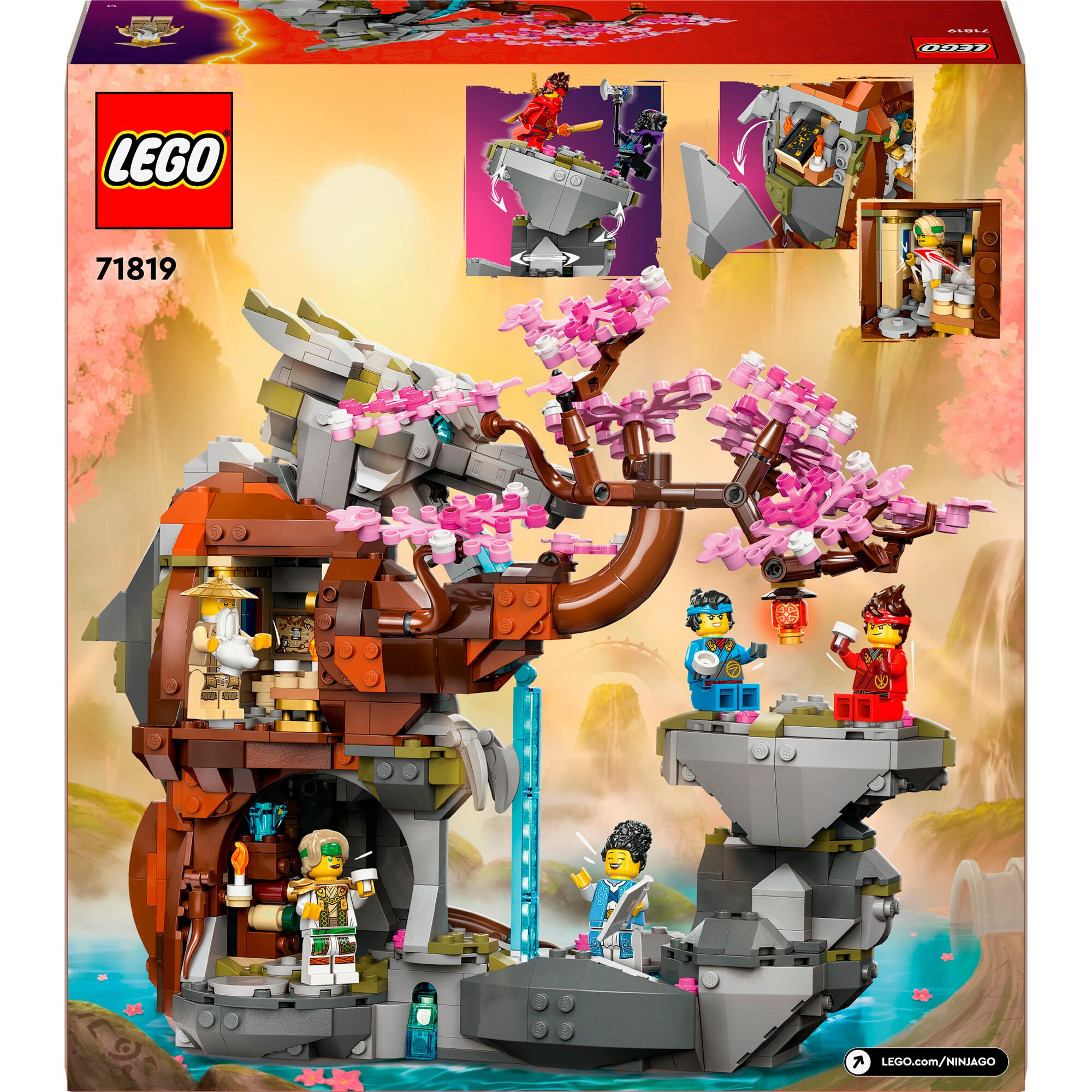 LEGO Konstruktionsspielzeug Ninjago Drachenstein-Tempel
